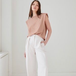 Babaton Shoulder Pad T-shirt